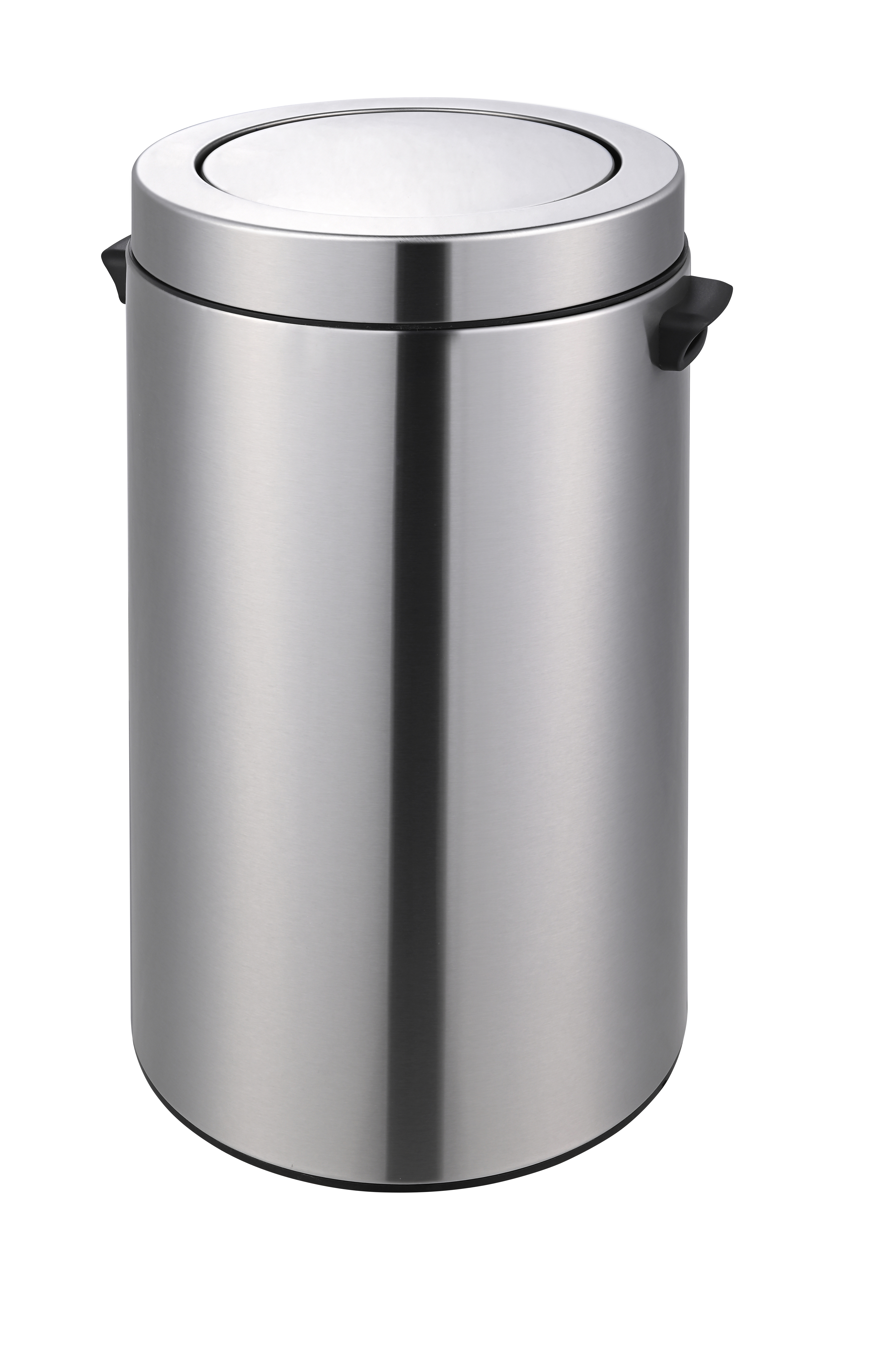 40L Runde Edelstahl -Schwung -Deckel -Mülleimer für Zuhause und Büro, für Boden und Desktop