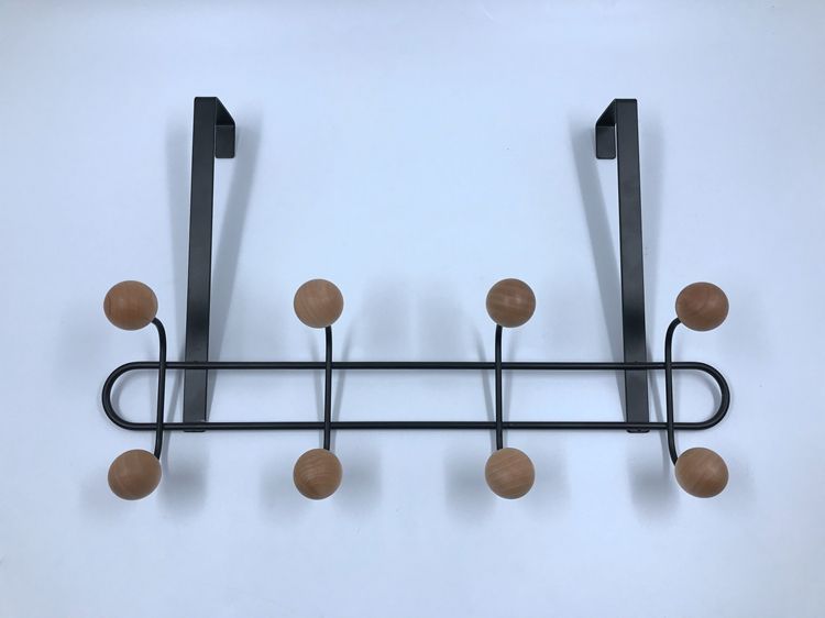 8 Holz runde Ballhakenfabrik Herstellung über Türhänger Haken Edelstahltürhaken hinter der Tür