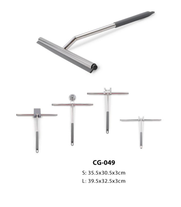 Fensterglaswischer Dusch -Rakel mit Hakenfabrikspielstahl mit Gummiblatt