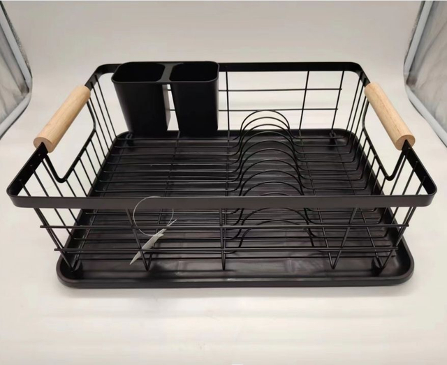Holzgriff Heiße Verkaufen von Gericht Rack Sparen Sie Raumfahrer für die Küche
