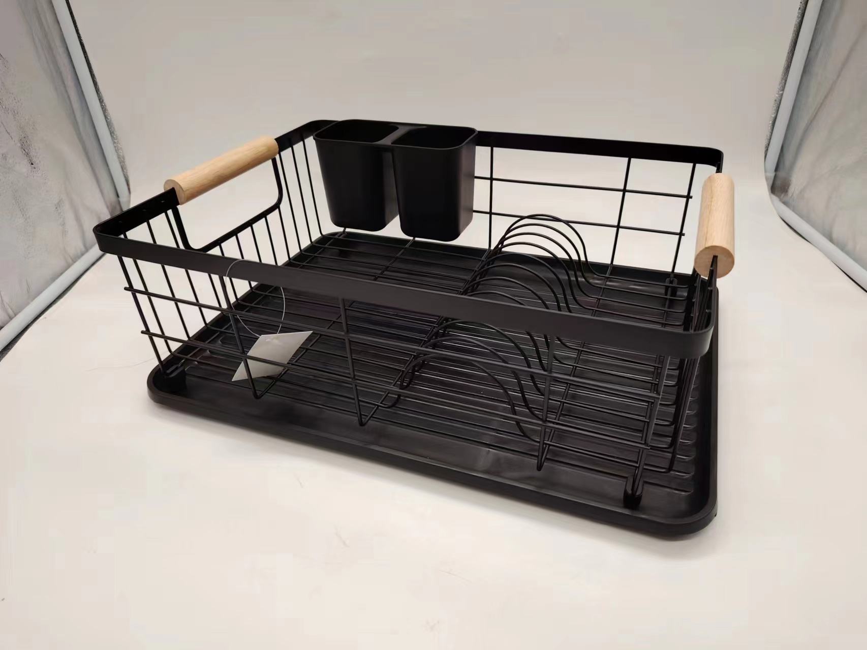 Holzgriff Heiße Verkaufen von Gericht Rack Sparen Sie Raumfahrer für die Küche