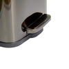 5L-Mülleimer aus Edelstahl mit Treteimer und Soft-Close-Deckel für Badezimmer und Büro