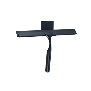 Schwarzer Fensterglaswischer mit 3M Kleber Haken Duschkitzel