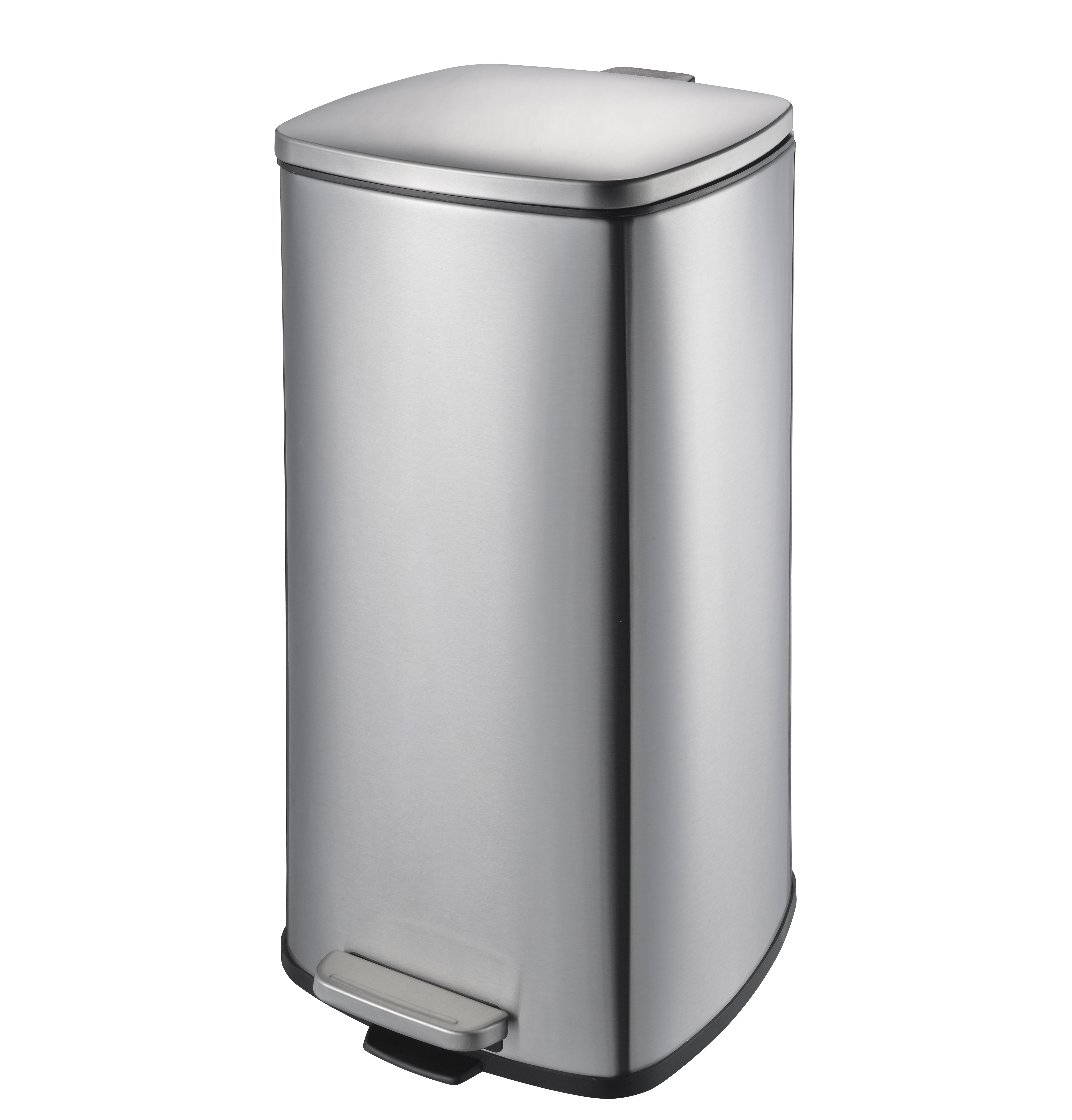 30l Stahlrecycle -Mülleimer -Metallmüll mit Deckeldeckel