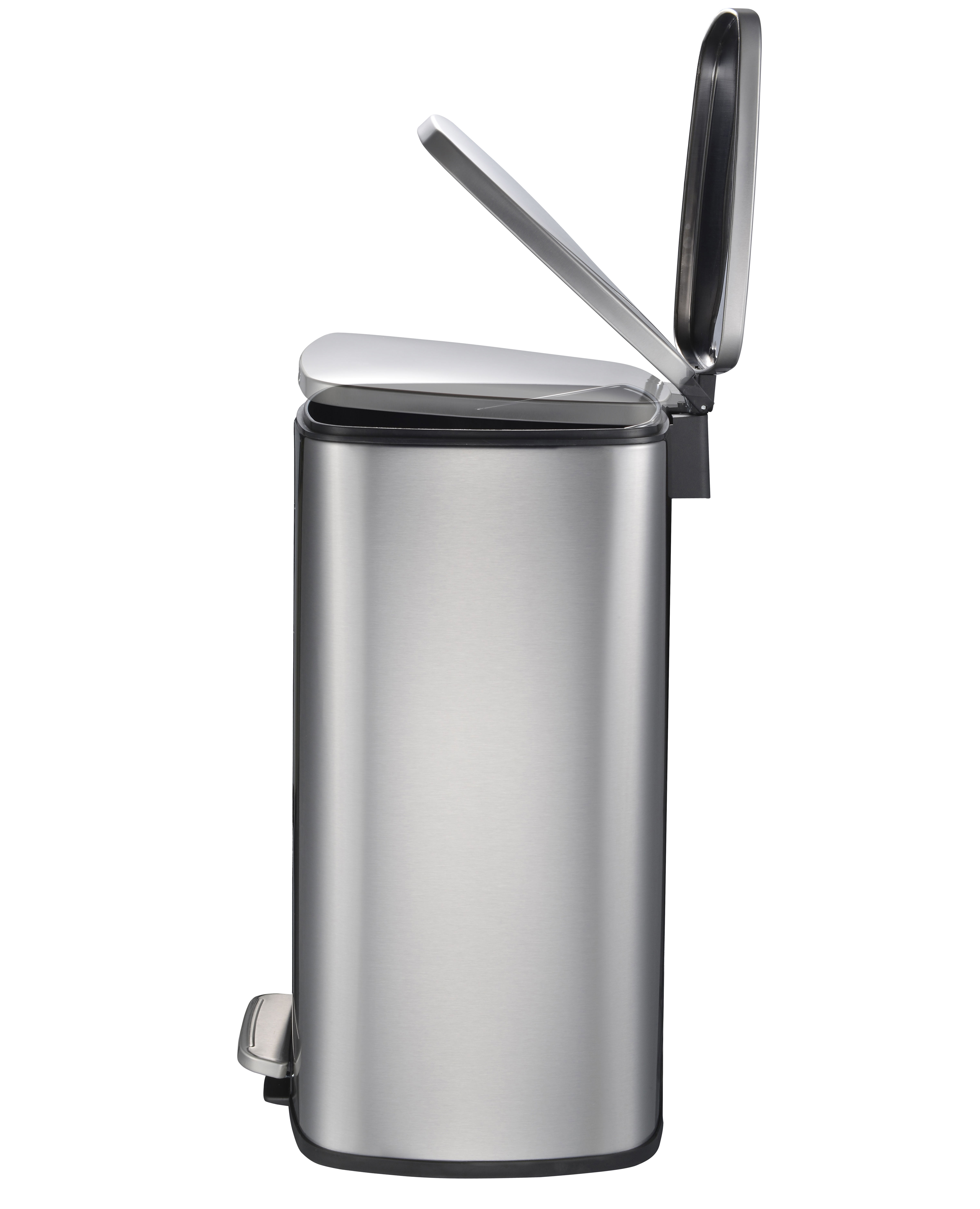 30l Stahlrecycle -Mülleimer -Metallmüll mit Deckeldeckel