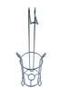 Toilettenpapierhalter Basketpapier Lagerregal Toilettenpapierschrank