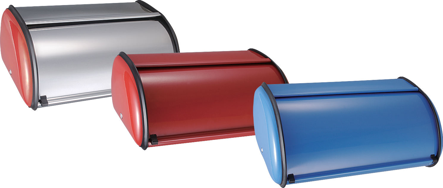 Direkter Hersteller Semicircle Edelstahl kleiner Brotbehälter mit weicher Touchmalerei