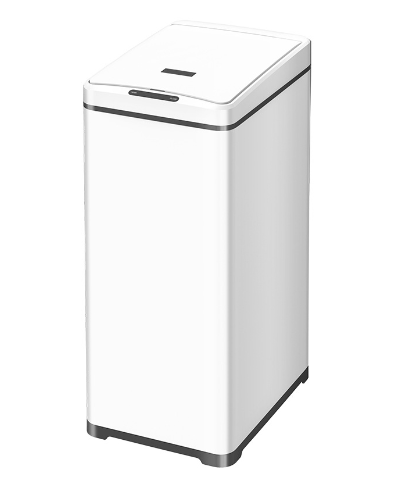50 l großer Kapazität Schlanker schmaler Küchensensor STAUTBIN MOUNDLALSLOSSLASTLAHLES STAEL Hotel Müllbehälter Automatisch Smart Müllbehälter