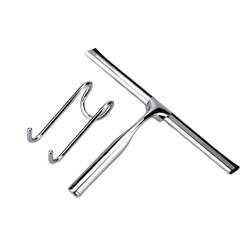 Schwarzer Wischerfreier Handheld Cleaner Duschkreises