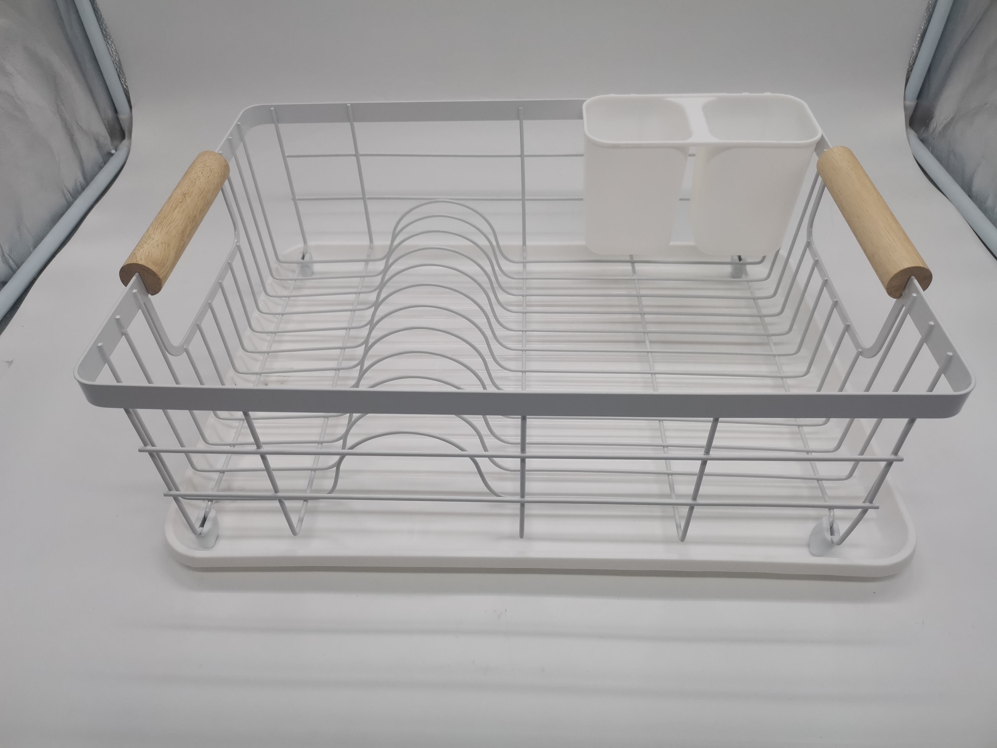 Holzgriff beliebte Gericht Rack Sparen Sie Raumfahrer für Küche