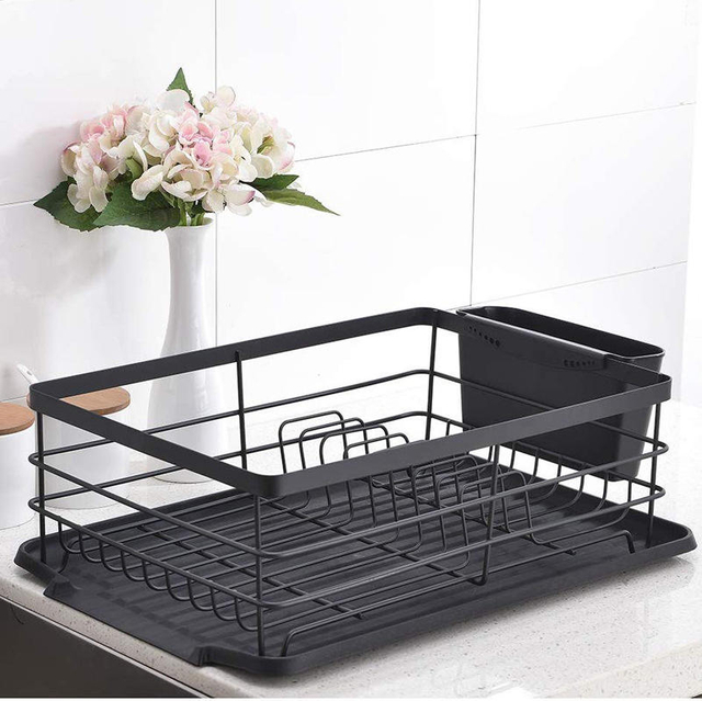 2024 Beliebte Modelle American Style Dish Rack Draht Sprudel Rack Rack 24 Teller