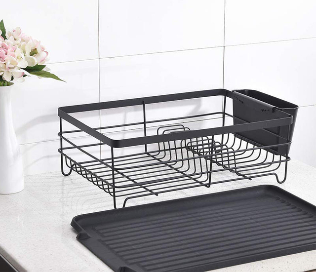 2024 Beliebte Modelle American Style Dish Rack Draht Sprudel Rack Rack 24 Teller