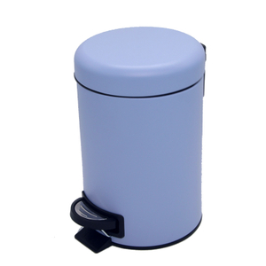 3L/5L/12L/20L/30L Stylish pulverbeschichtetes runde weiche, enge Metallpedal -Mülleimer -Mülleimer für Küche und Badezimmer