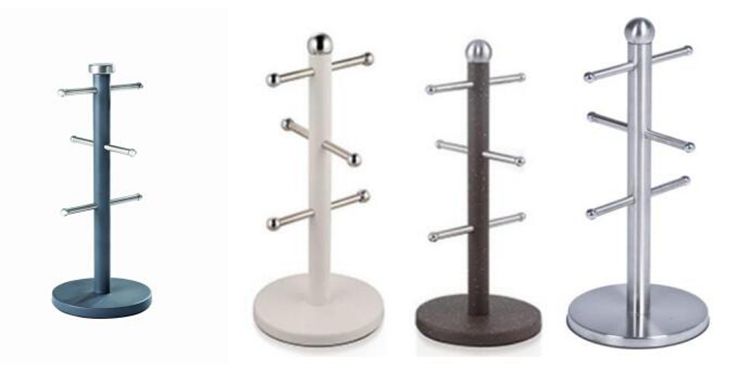 6-hoch-Tassenhalter kleiner Kaffeetassen Rack Küchenbecher Rack