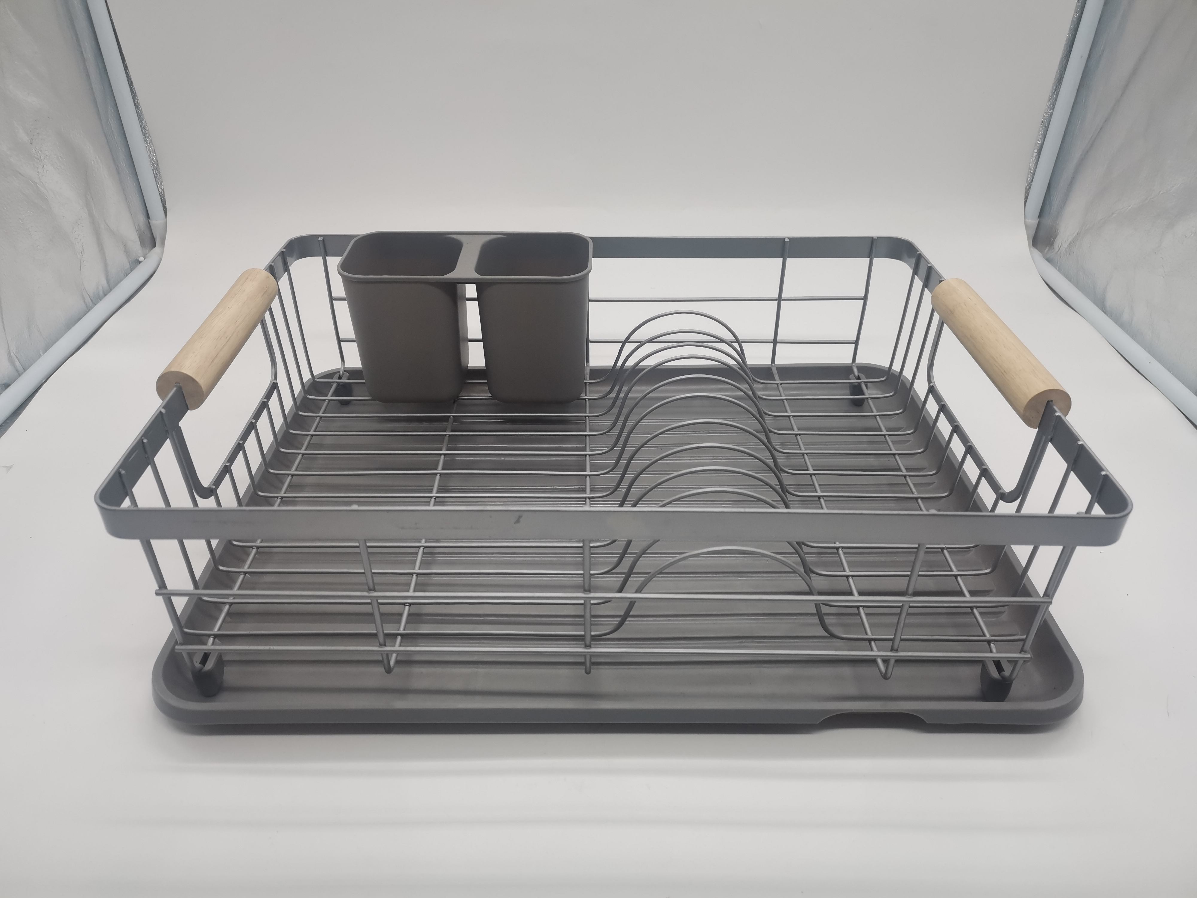 Holzgriff beliebte Gericht Rack Sparen Sie Raumfahrer für Küche
