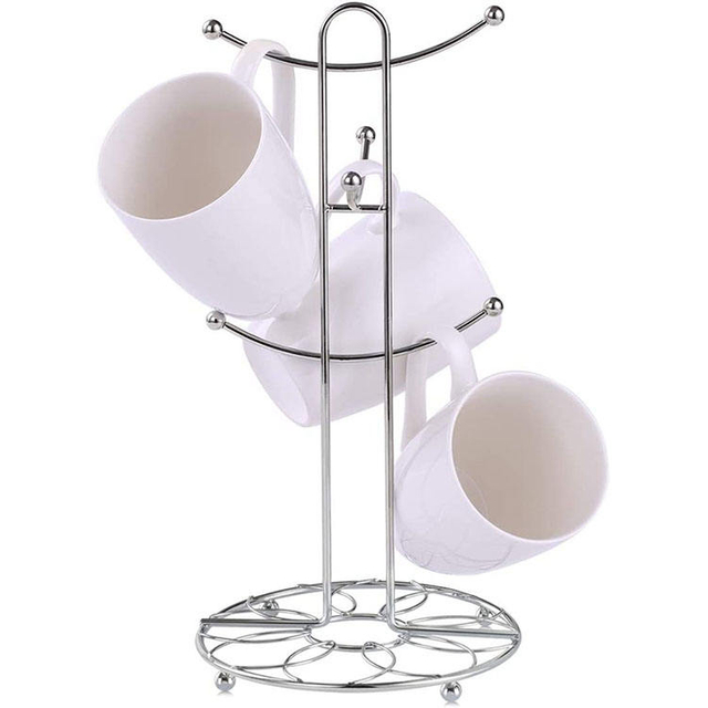 Beliebtes heißes Verkauf Kaffeetasse Rack Sparen Sie Platz Kaffeetasse Halter für Küche