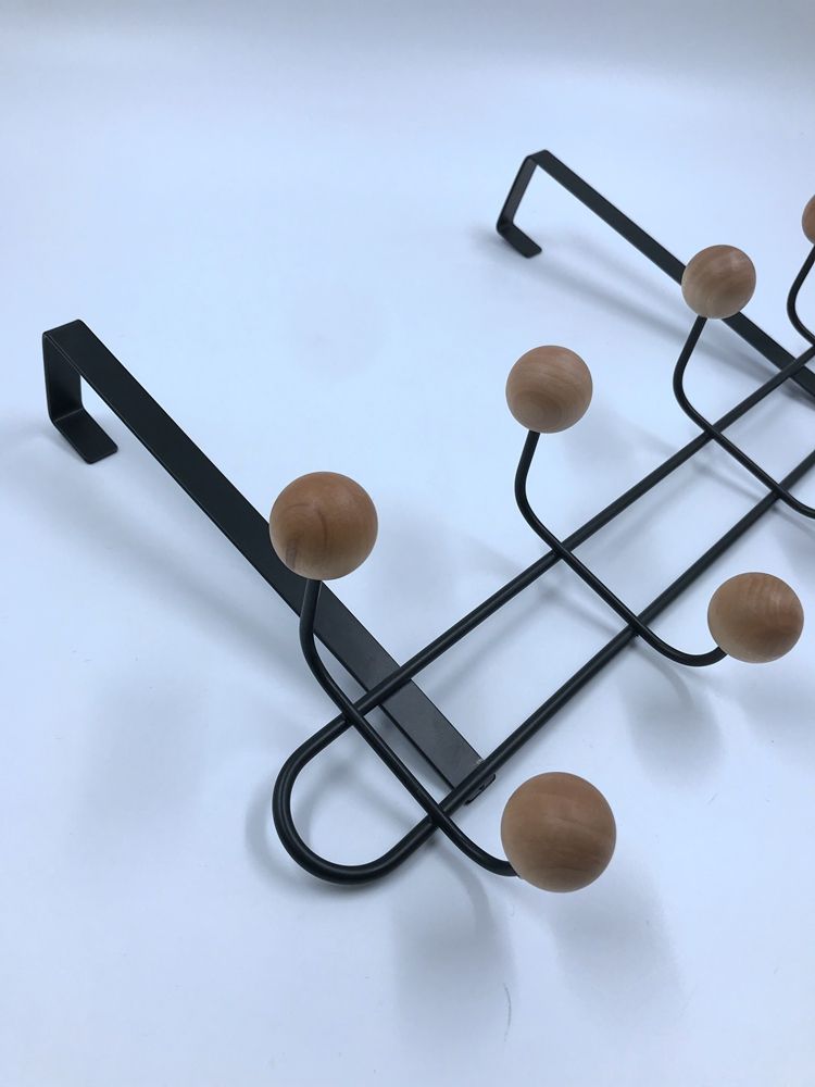 8 Holz runde Ballhakenfabrik Herstellung über Türhänger Haken Edelstahltürhaken hinter der Tür