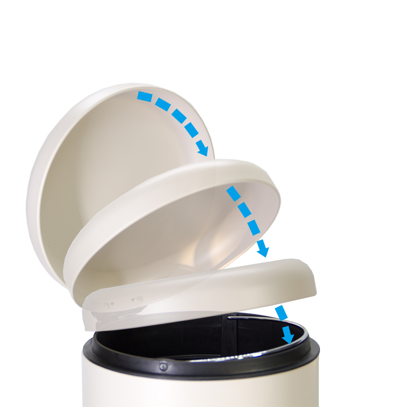 Großhandel Silent Soft Close 5L Treteimer für Toilette und Badezimmer