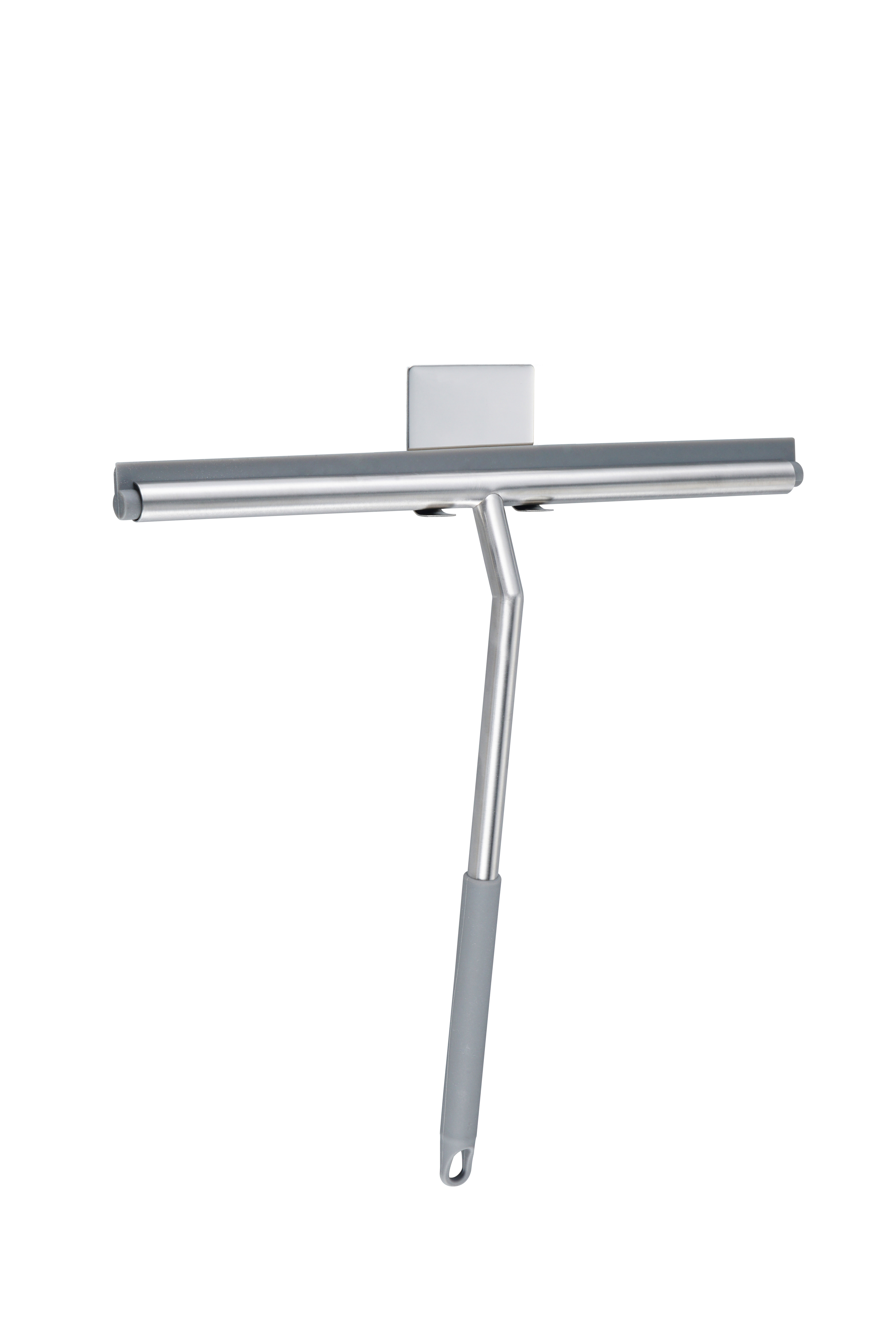 Schwarzer Fensterglaswischer mit 3M Kleber Haken Duschkitzel