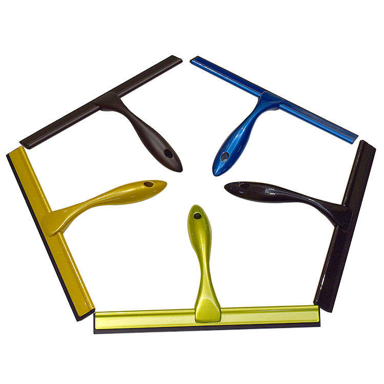 Online Heißverkaufs maßgeschneiderte farbenfrohe Duschreinigung Mini kleiner Edelstahl -Rakel für Badezimmer