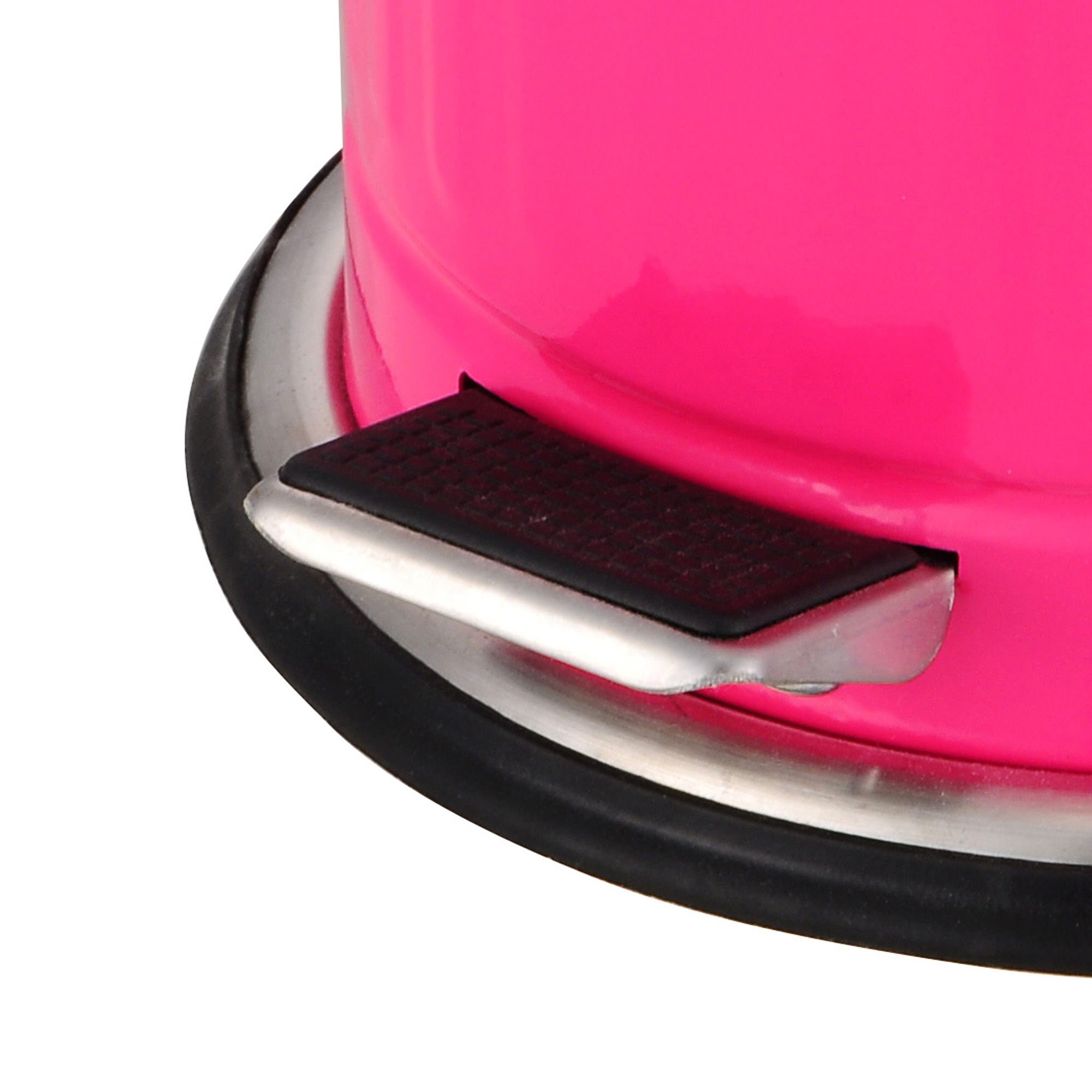 Rose Pink Color Richtiger Preis Top -Qualität langlebig mit niedrigem Preis Neues Design Rundabfallbehälter mit Pedal