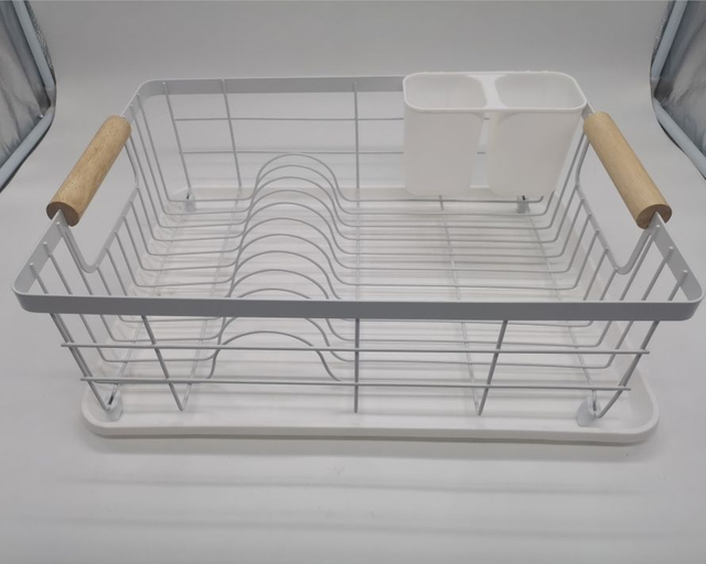 Holzgriff beliebte Gericht Rack Sparen Sie Raumfahrer für Küche