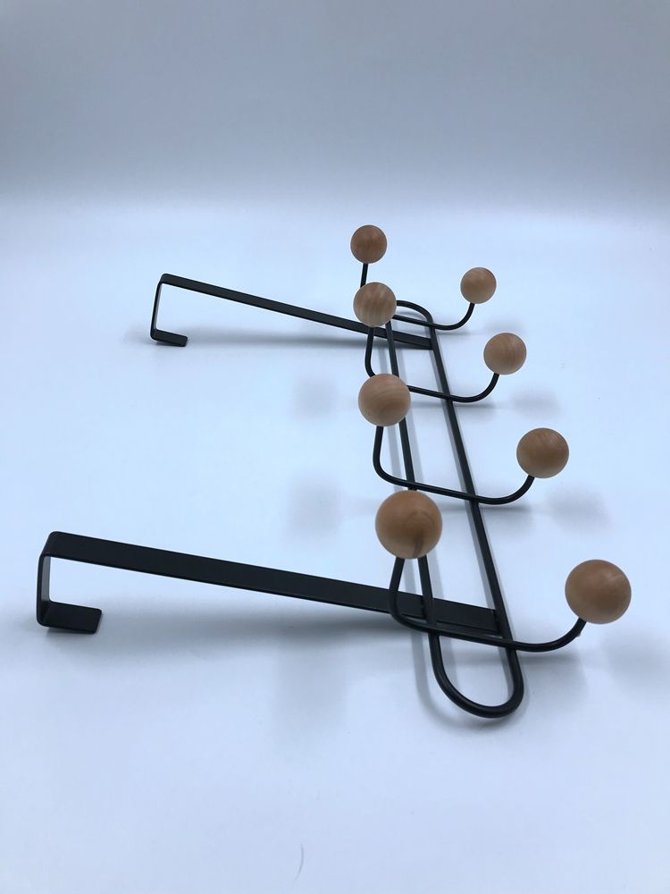 8 Holz runde Ballhakenfabrik Herstellung über Türhänger Haken Edelstahltürhaken hinter der Tür