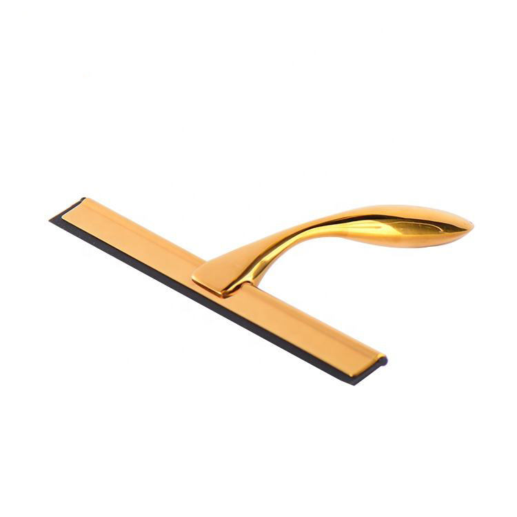 Goldener Rakel für effizientere Reinigung von Badezimmertür Wandtür