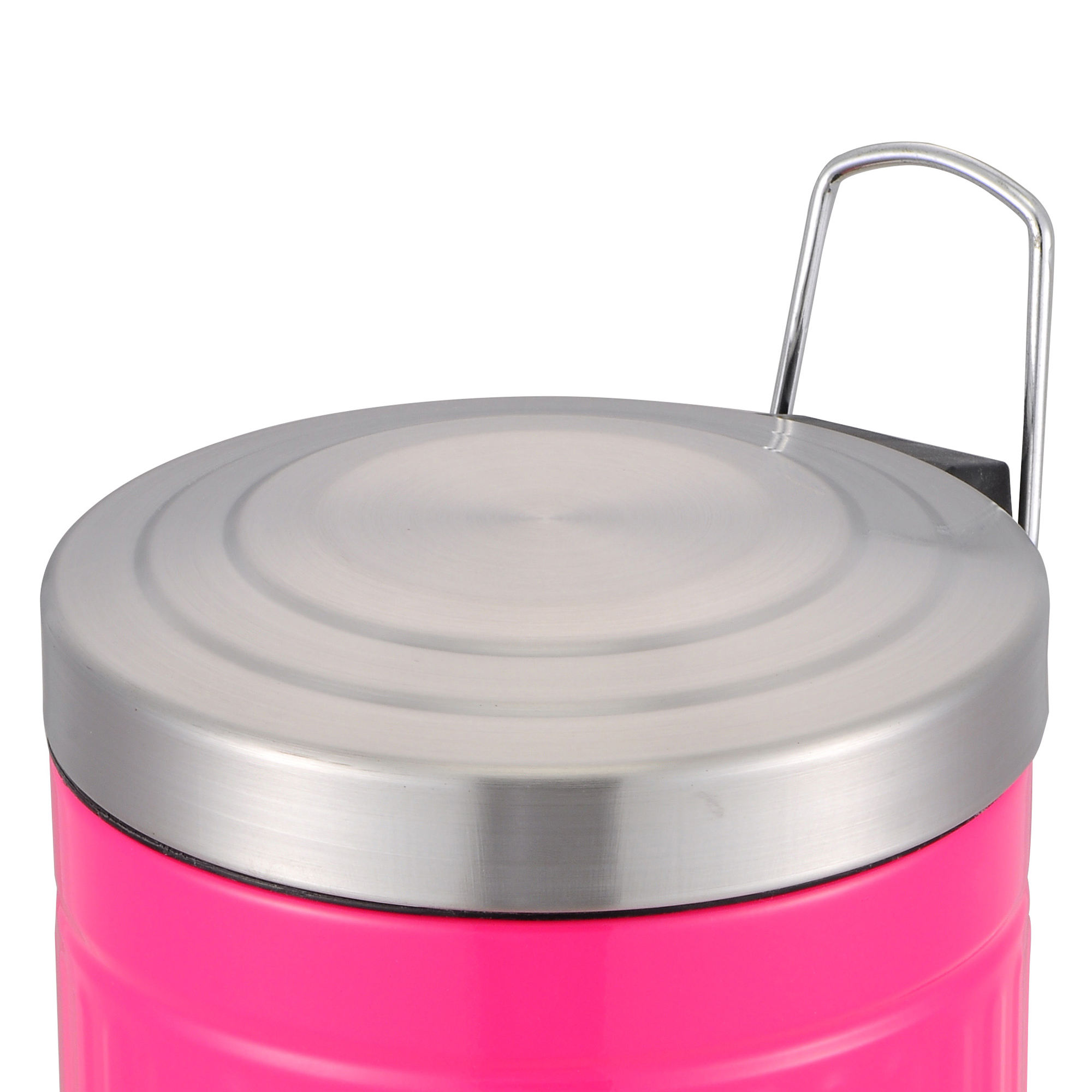 Rose Pink Color Richtiger Preis Top -Qualität langlebig mit niedrigem Preis Neues Design Rundabfallbehälter mit Pedal