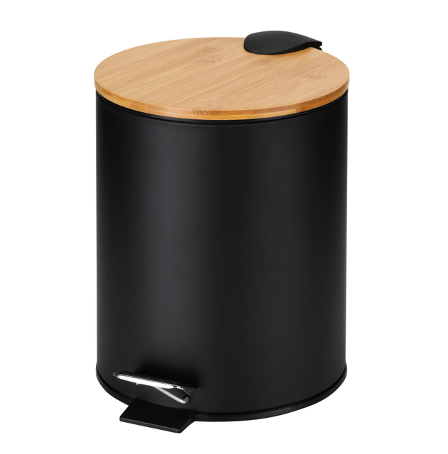 5l Bambus Deckel Mülleimer Küchenmülleimer Luxus Mülleimer