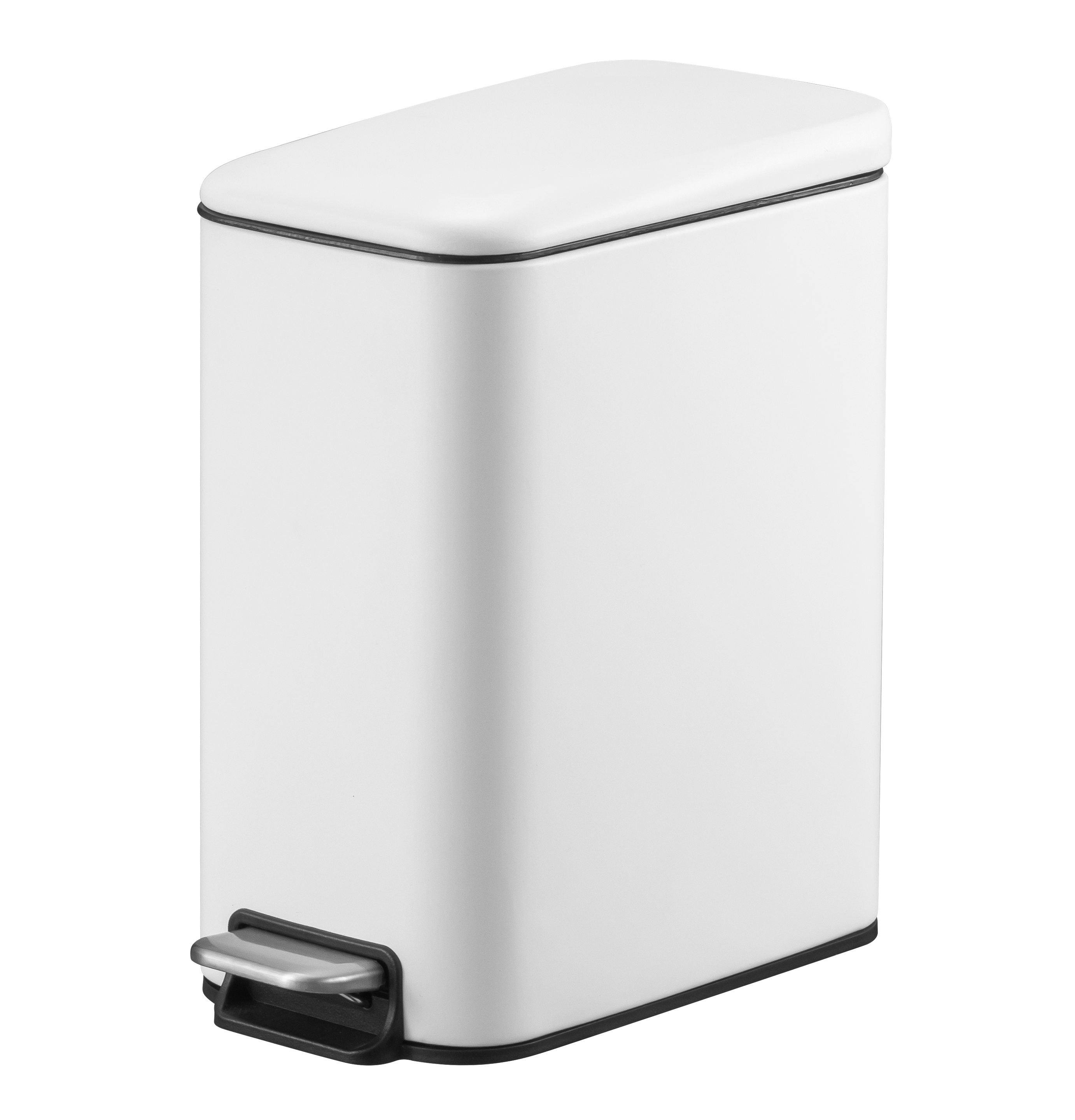 Stahlschritt -Pedal -Müll mit innerem Eimer für Zuhause