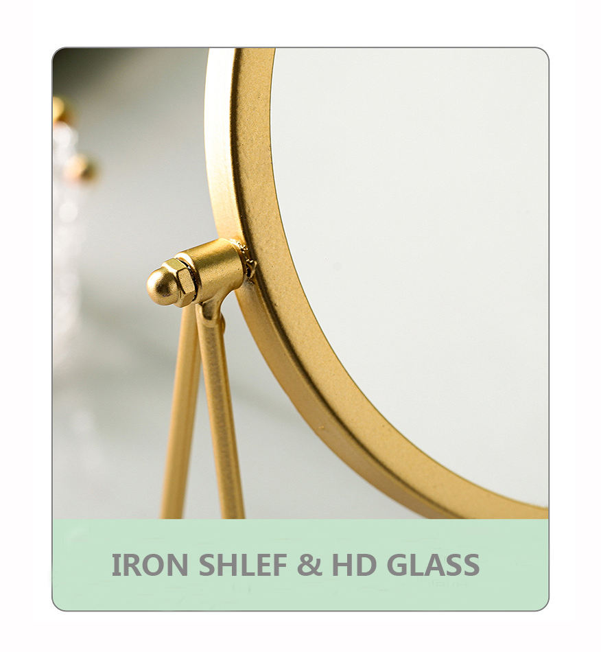 Kosmetischer Kosmetikspiegel kosmetischer Spiegel abnehmbares kosmetisches Spiegellogo