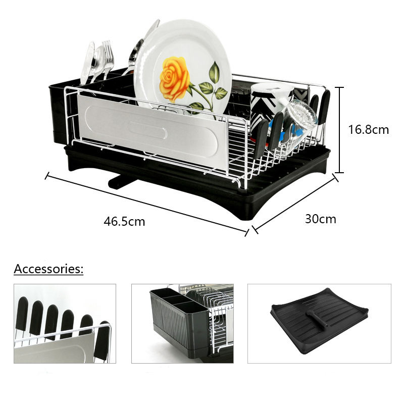 Deluxe ein Schicht Schüssel Abflusshalter Küchenstich Trockenstange