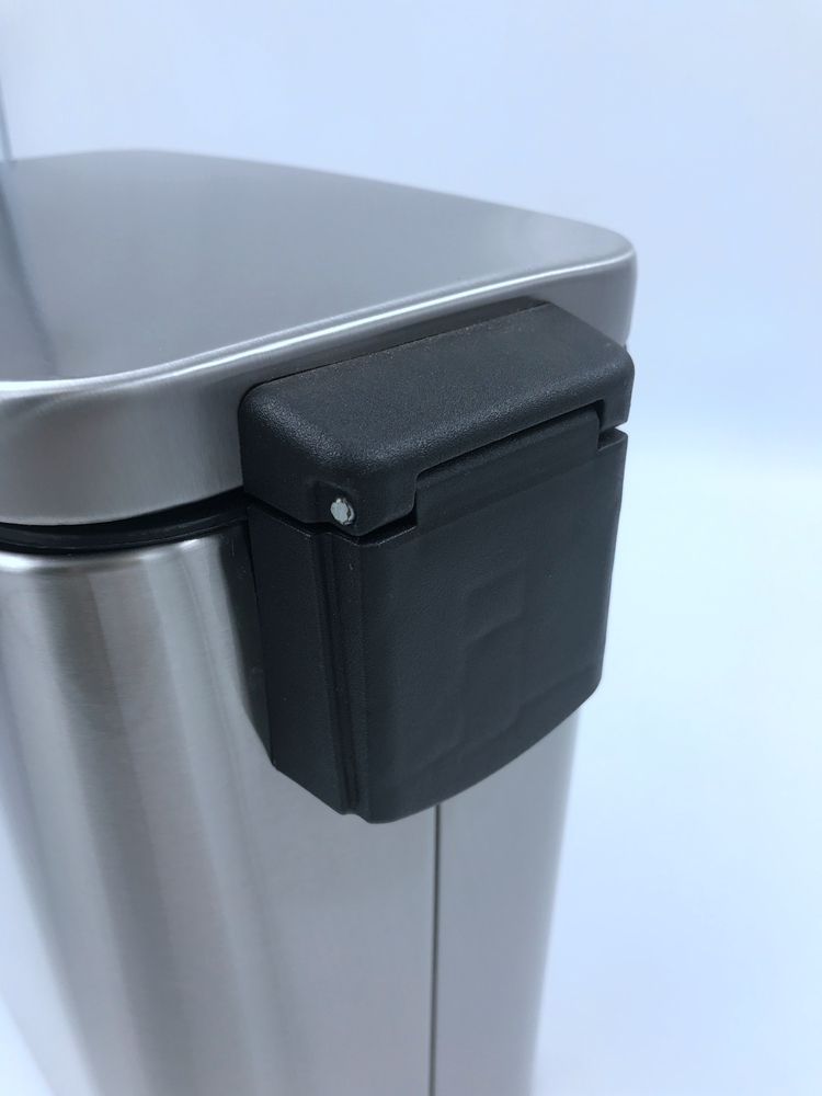 5 -Liter rechteckiger schlanker Abfallpedalbehälter Weiche Abnehmbare innere Innenschale mit Tragemand