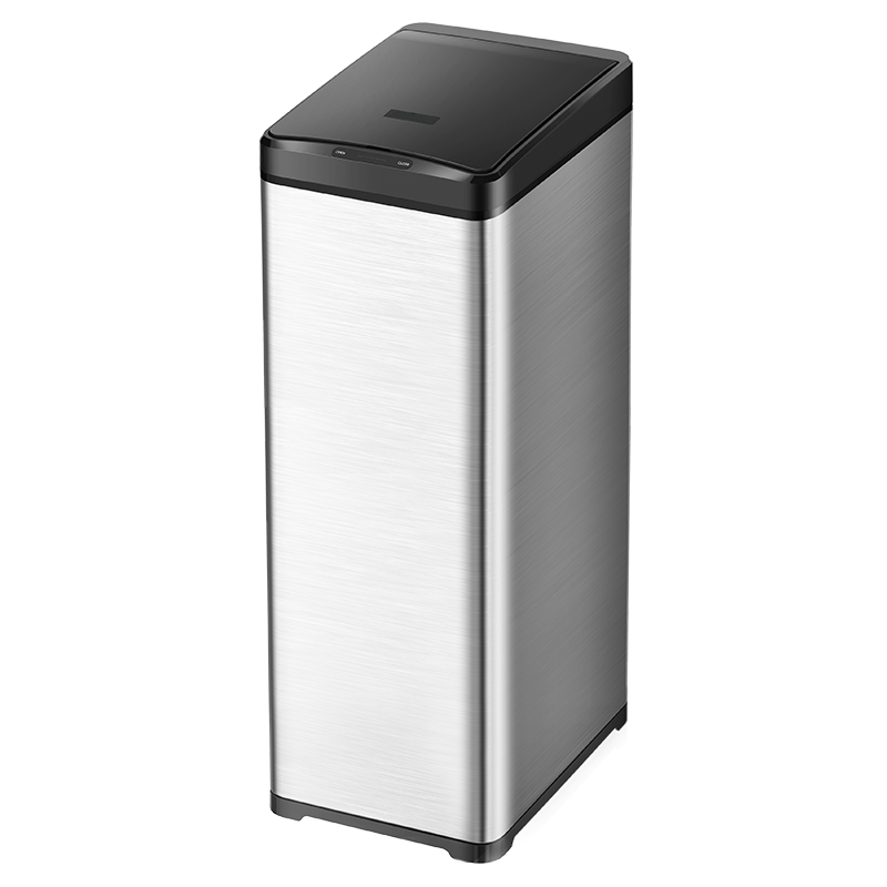 30l große Kapazität Schlanker schmaler Küchensensor STAUTBIN MOUNDLALSLASTLESSEN -STAEL HOTKE Müllbehälter Automatisch intelligentem Abfallbehälter