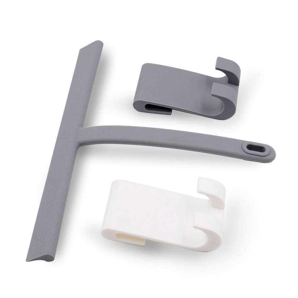 Graue Farbe Haushaltsfenster Reiniger Waschwerkzeuge Multi -Funktion Silikon -Rakel -Kit