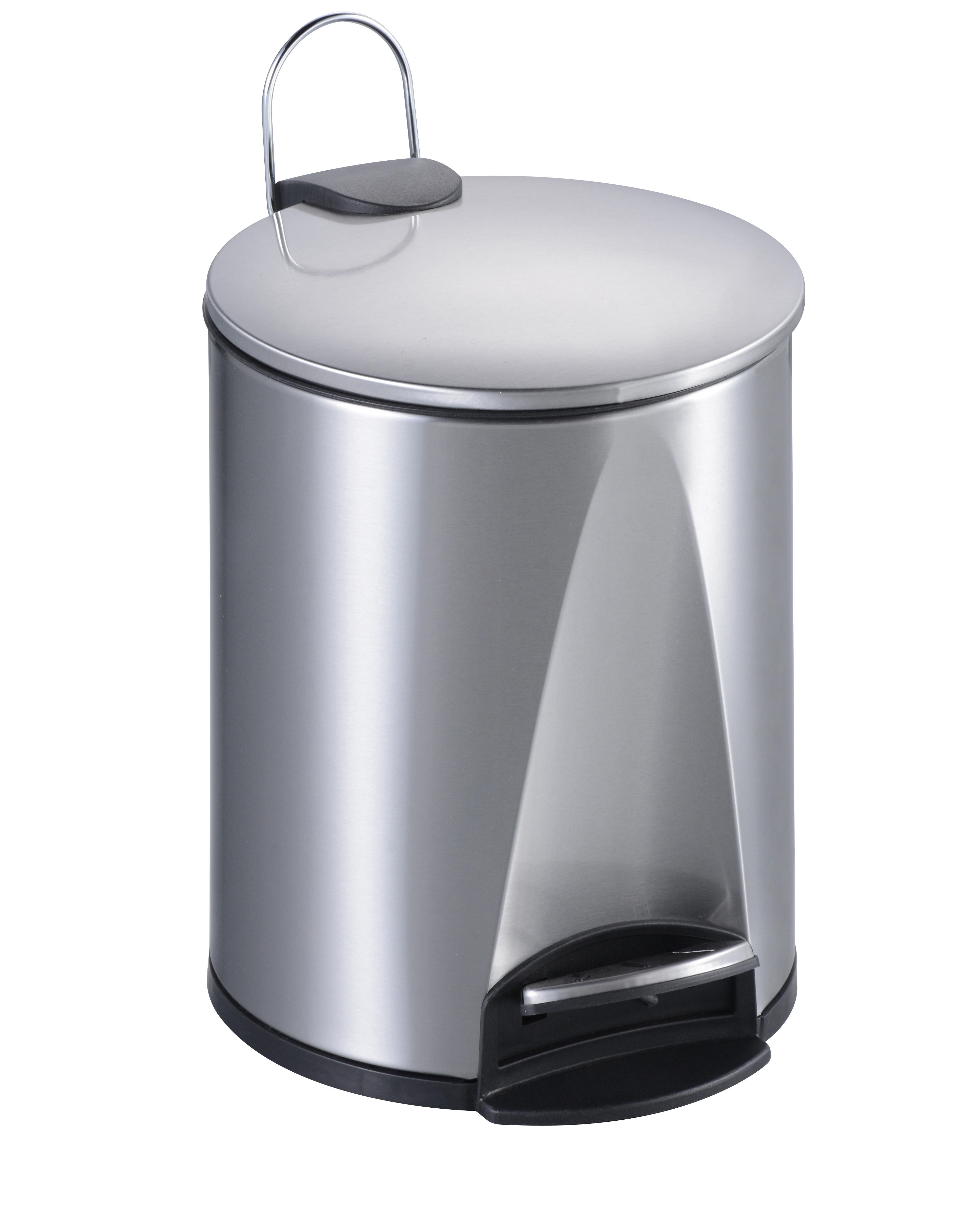 Goldmüll Pedalbehälter Edelstahl Fuß Pedal Müllbehälter