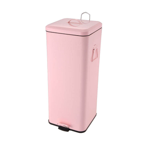 Garantierte Qualität des richtigen Preis Rosa Pedalbehälter in Edelstahl 20L Pedalbehältern