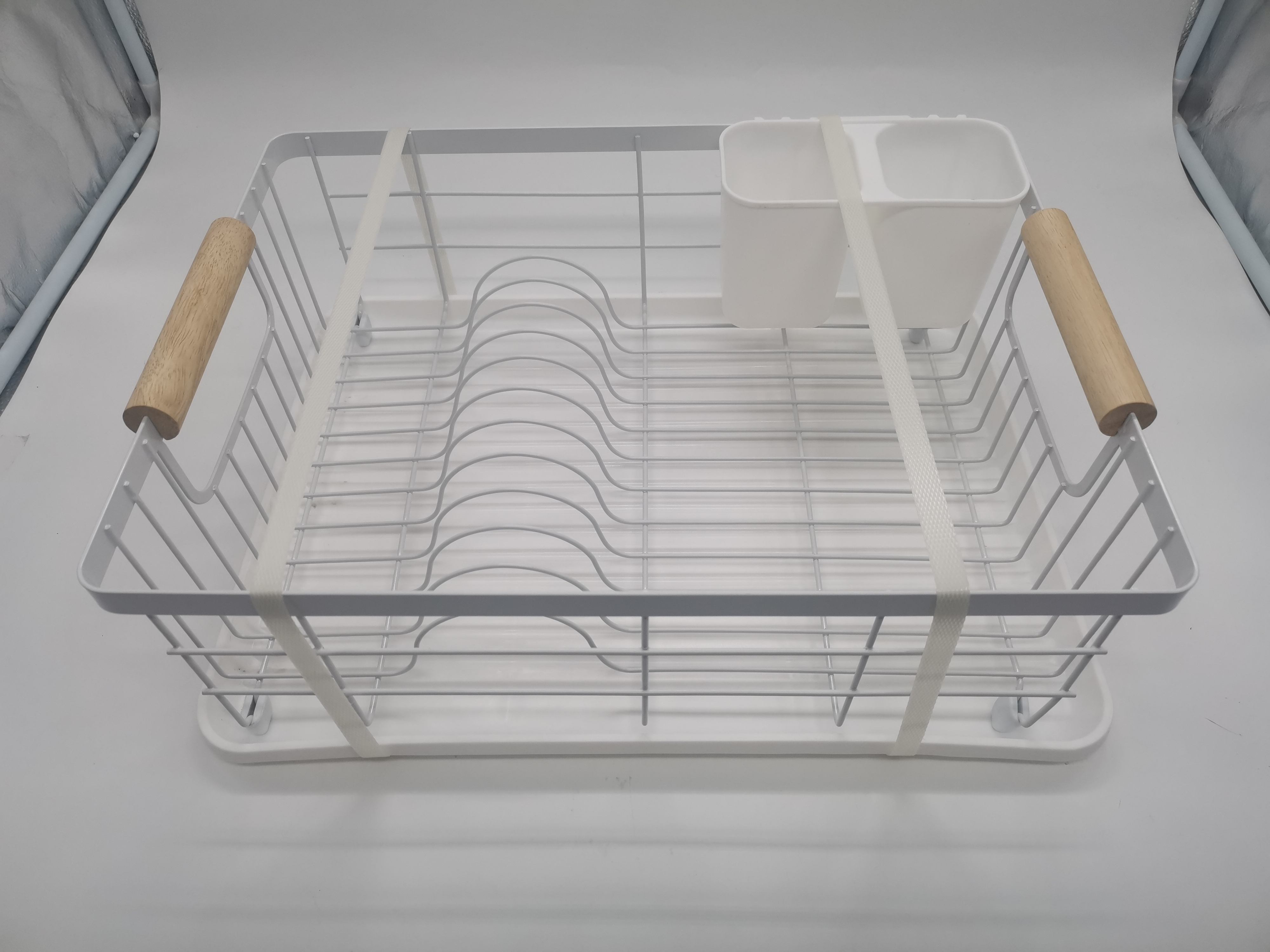 Holzgriff beliebte Gericht Rack Sparen Sie Raumfahrer für Küche