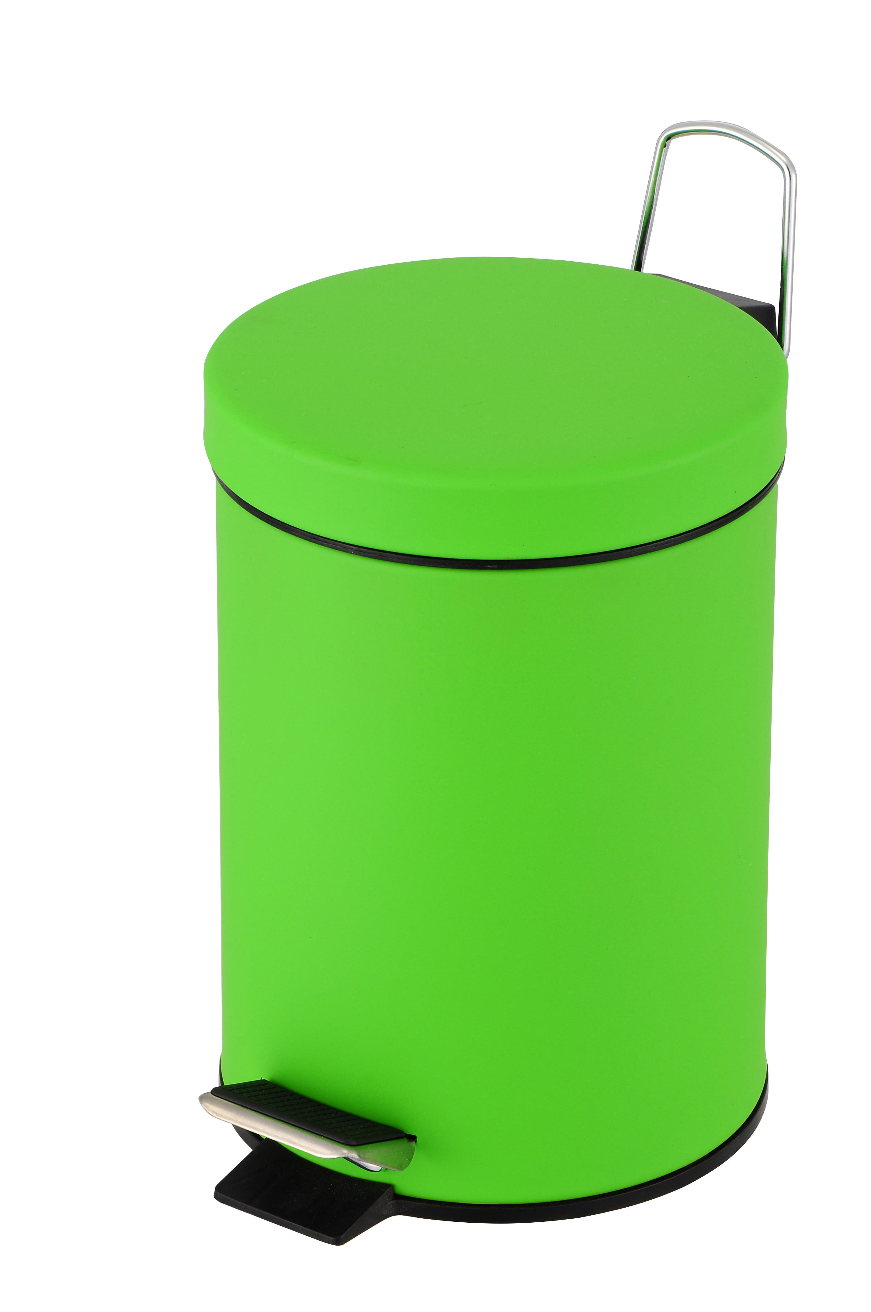 Attraktiver Preis neuer farbpulverbeschichteter Mülleimer Pedal Fuß Pedalbehälter kleiner Fuß Pedal Edelstahl Müll können