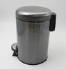 3L Gungrau Farbe Edelstahl Hotel Pedal Bad Badezimmer Zubehör Fußpedal Abfallbehälter 410 Beschichtungsmüll Can