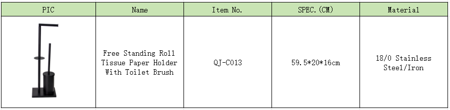 Papierhalter mit Toilettenb&uuml;rstenrolle, 